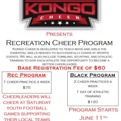 Recreation Cheer Program